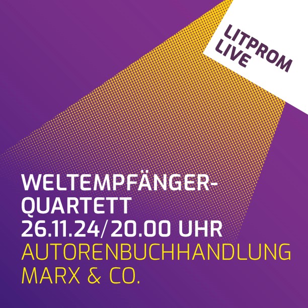 4 Bücher, 4 Meinungen – Aufzeichnung vom Weltempfänger-Quartett 2024